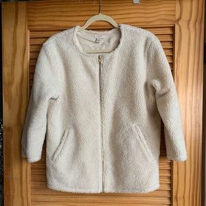 Faux sheepskin J Crew jacket